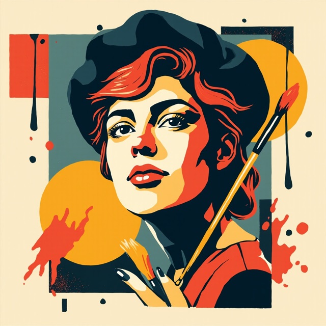 Illustrated portrait of Art Bro